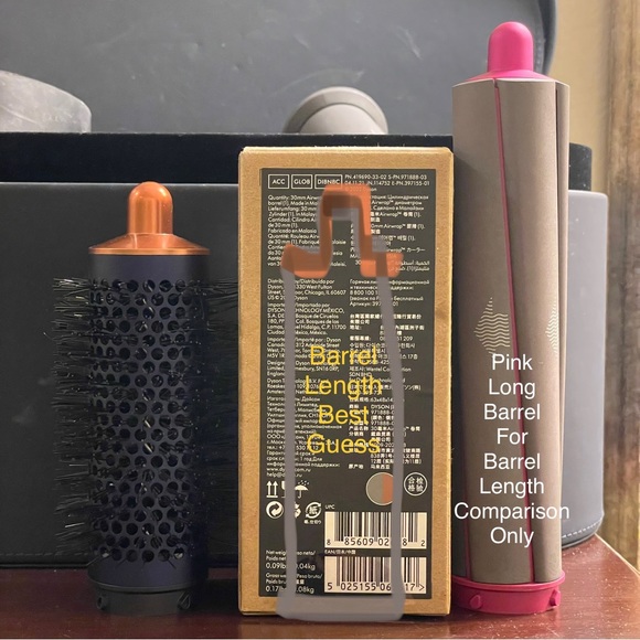 Dyson New (2022) 1.2inch / 30mm Airwrap Barrel - Regular Length - Copper/Nickel - Picture 12 of 12